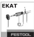 FESTOOL ETS 125 Q - Risk of injury, electric shock - 2