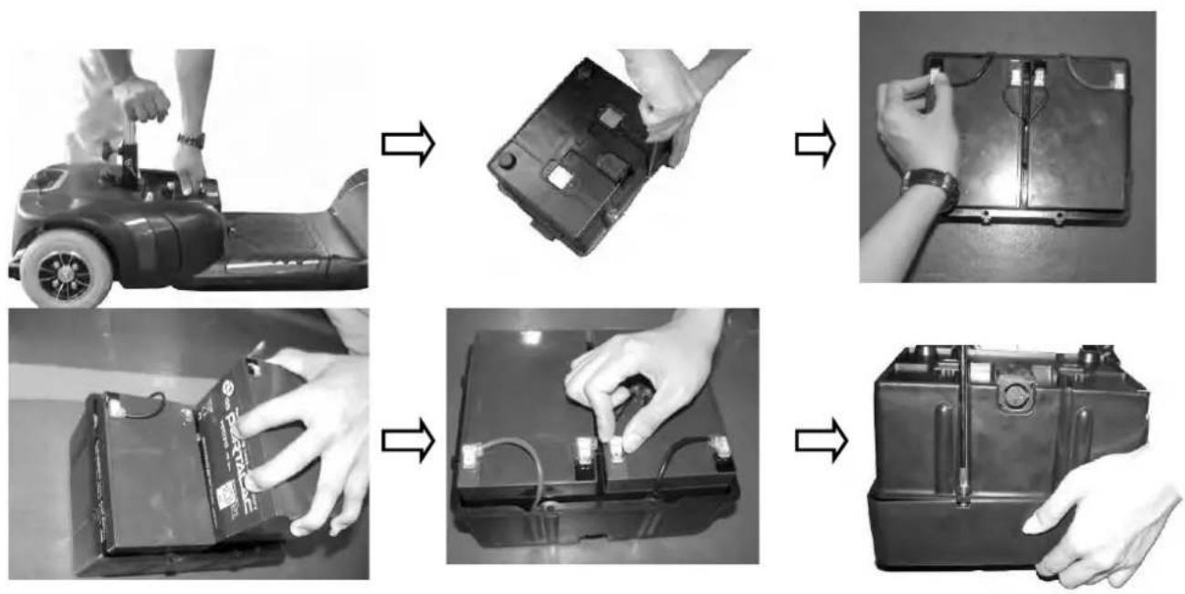 Vermeiren Venus Sport - ■ Remplacement des batteries - 1