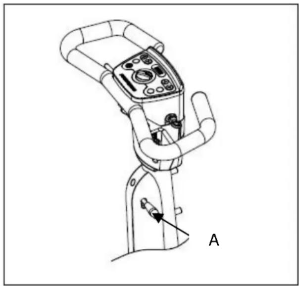 Handicare Fortress Calypso - Ajuster la colonne de direction - 1