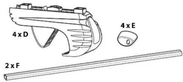 Hapro CRONOS - Dakdragers voor dakreling, Roof bars for roof rails Barres pour railing, Dachträger fur Reling - 1