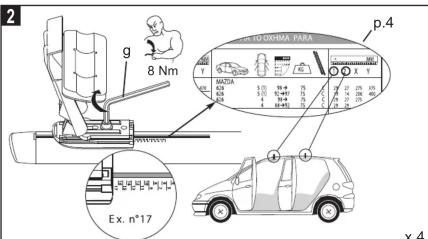 Mont Blanc AMC 5018 - FIX ROOF FOOT 5018 - 19