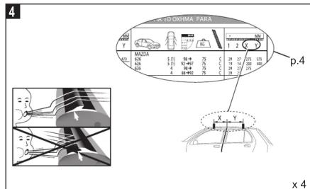 Mont Blanc AMC 5018 - FIX ROOF FOOT 5018 - 22