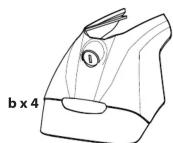 Mont Blanc AMC 5012 - MB RoofBars AMC KIT FIX ROOF FOOT 5012 - 3