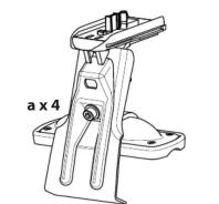 Mont Blanc AMC 5012 - MB RoofBars AMC KIT FIX ROOF FOOT 5012 - 2