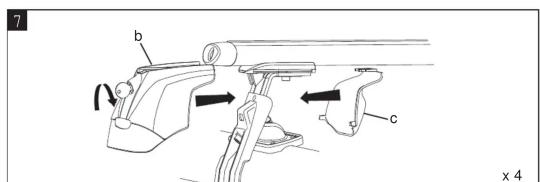 Mont Blanc AMC 5012 - MB RoofBars AMC KIT FIX ROOF FOOT 5012 - 23