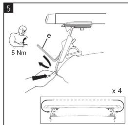 Mont Blanc AMC 5012 - MB RoofBars AMC KIT FIX ROOF FOOT 5012 - 20