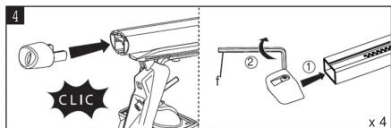 Mont Blanc AMC 5013 - MB RoofBars AMC KIT FIX ROOF FOOT 5013 - 9