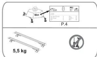 Mont Blanc AMC 5013 - MB RoofBars AMC KIT FIX ROOF FOOT 5013 - 3