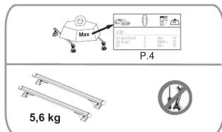 Mont Blanc AMC 5010 - MB RoofBars AMC KIT FIX ROOF FOOT 5010 - 7