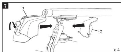 Mont Blanc AMC 5010 - MB RoofBars AMC KIT FIX ROOF FOOT 5010 - 22