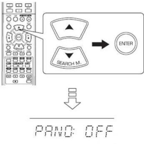 SHERWOOD RD5405 - When selecting the DOLBY PLII MUSIC - 1