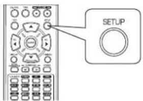 SHERWOOD RD5405 - Turn the setup menu on. 3. Confirm your selection. - 1