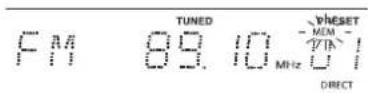 SHERWOOD RD5405 - Memorización Manual - 2