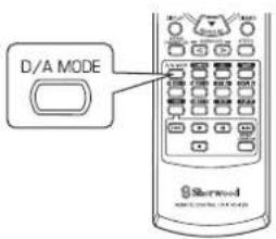 SHERWOOD RD5405 - Seleccione la entrada digital o analógica conectada que quiera. - 1