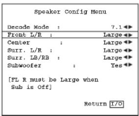CAMBRIDGE AZUR 651R - Réglage manuel de la taille des - 1