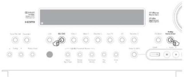 CAMBRIDGE AZUR 651R - Réinitialisation/Sauvegarde des réglages - 1