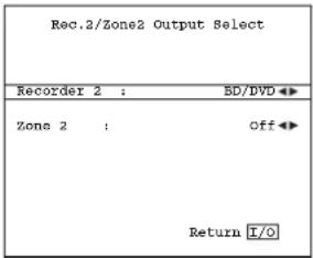 CAMBRIDGE AZUR 651R - Sélection de la sortie Enregistreur 2/Zone 2 - 1