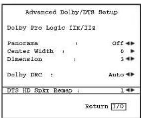 CAMBRIDGE AZUR 651R - Re-mappage d'une enceinte DTS-HD - 11