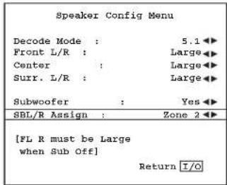 CAMBRIDGE AZUR 651R - Utilisation de la zone 2 avec les sorties surround arrière (SAG/SAD) intégrées - 3