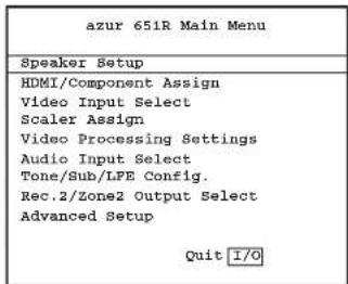 CAMBRIDGE AZUR 651R - Utilisation de la zone 2 avec les sorties surround arrière (SAG/SAD) intégrées - 1