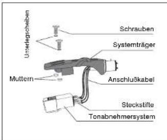 VIETA VHTT500SL - Austausch des Tonabnehmersystems - 1