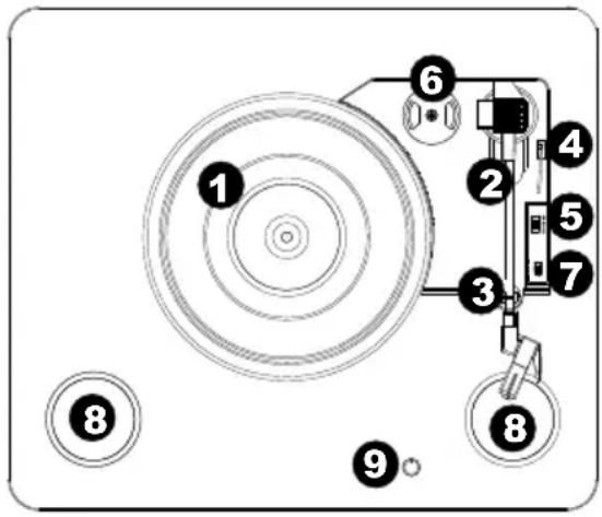 ION Live LP - \section*{Caracteristiques} - 1