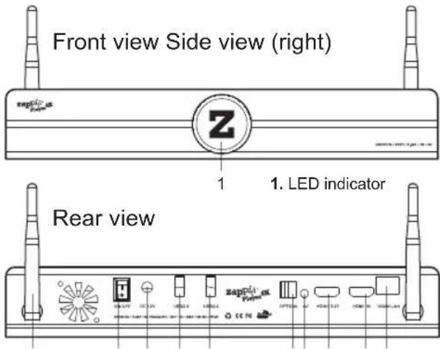 Zappiti 4K - Exterior - 1