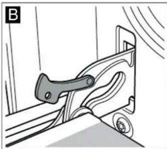 VIVA VVH33F3151 - Unhooking and hanging the oven door - 2