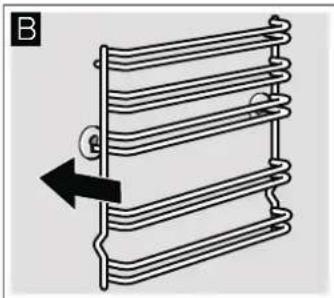 VIVA VVH33F3151 - Install the wire shelves or rails - 2