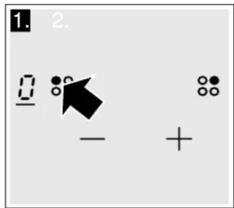 VIVA VVK28R45E0 - Régler la position de chauffe - 1