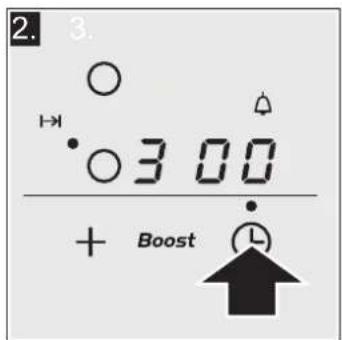 VIVA VVK26I12C0 - Programming the cooking time. - 1