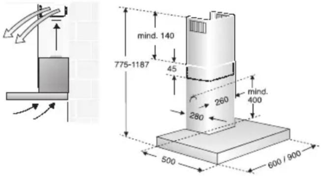 VIVA VVA92E450 - Circulating-air mode - 1
