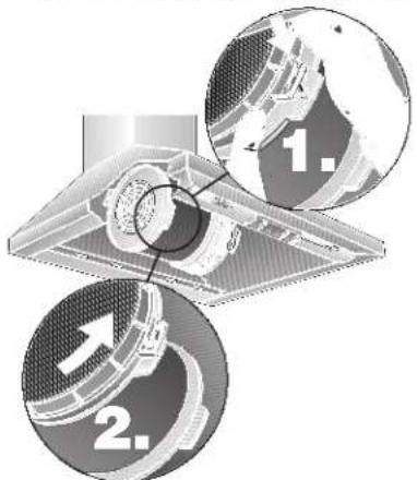 VIVA VVA92E150 - Inserting the filter: - 1