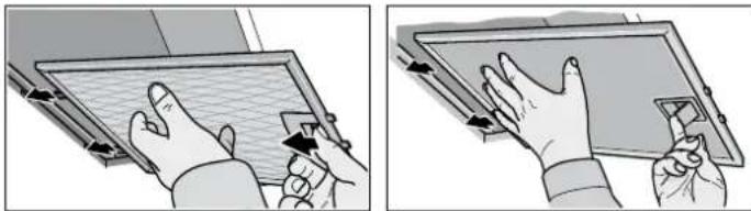 VIVA VVA66E652 - Removing metal mesh grease filter - 1