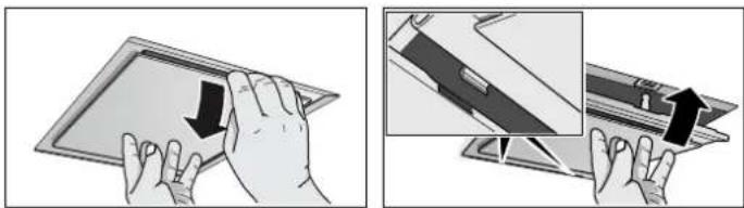 VIVA VVA66E652 - Removing metal mesh grease filter - 2