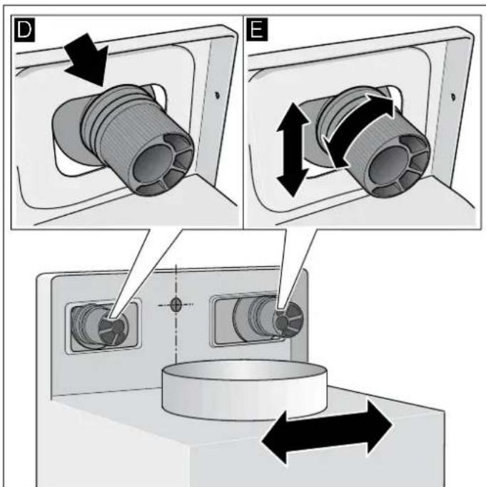 VIVA VVA66E652 - Attaching and aligning the appliance - 1