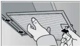 VIVA VVA66E650 - Removing metal mesh grease filter - 1