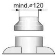 VIVA VVA62E150 - Air connector 150 mm - 2
