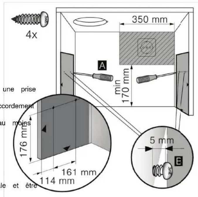 VIVA VVA61F350 - Dimensions de l'appareil et distances de sécurité - 2