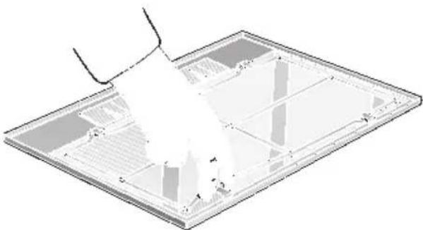 VIVA VVA61E150 - Removing/inserting the fleece filter: - 1