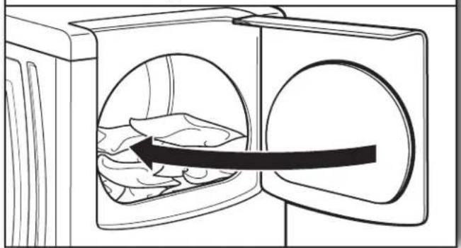MAYTAG MEDB725BW Bravos XL - Load the dryer - 1