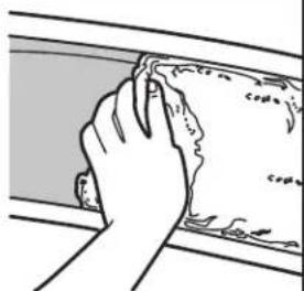 KENMORE C72442 - Limpie el filtró de pelusa - 2