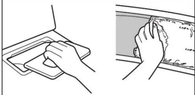 KENMORE C62442 - Limpie el filtró de pelusa - 1