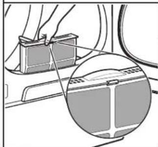 KENMORE 110.68132 - Clean the lint screen - 1