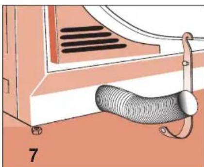 NEW POL XS 271 EV - CONNECTING THE AIR EXHAUST TUBE - 2