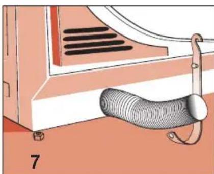 NEW POL XS 151 EV - CONEXION DEL TUBO DE EVACUACION DE AIRE - 2