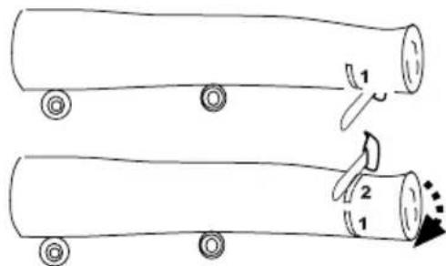 GARLAND Montana First - CUTTING A TRUNK WHICH IS SUPPORTED ON THE GROUND - 2