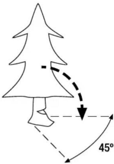 GARLAND Montana 920 - FELLING A TREE - 1