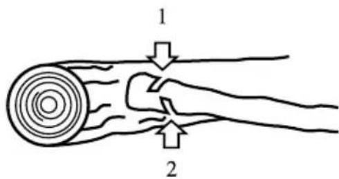 GARLAND Montana 718 - CORTE DE UM TRONCO APOIADO NO SOLO - 2
