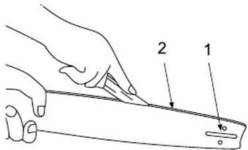 GARLAND Montana 718 - MANUTENZIONE DELLA BARRA DELLA CATENA - 1